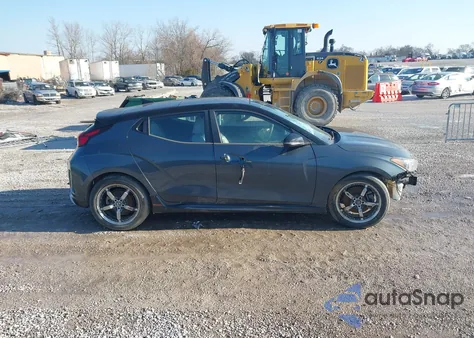 2019 Hyundai Veloster Turbo Ultimate из США, поврежденный, VIN KMHTH6AB0KU014206